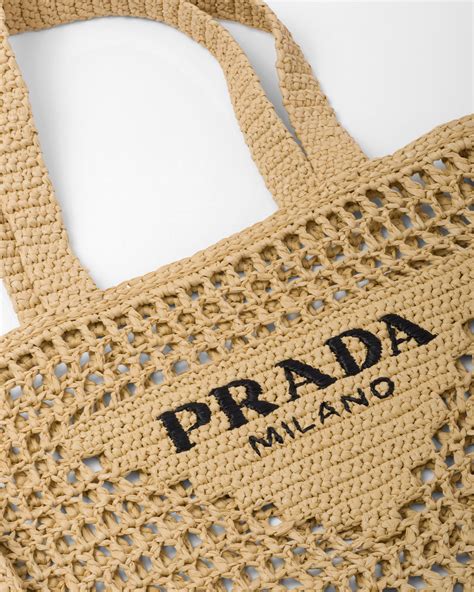 prada crochet tote bag pattern|Prada nylon tote sale.